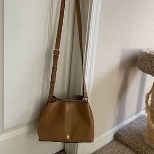 brown leather crossbody